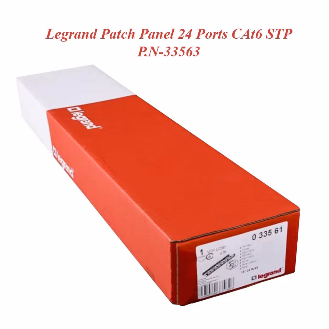 پچ پنل 24 پورت CAT6 STP همراه با کیستون لگرند 33563