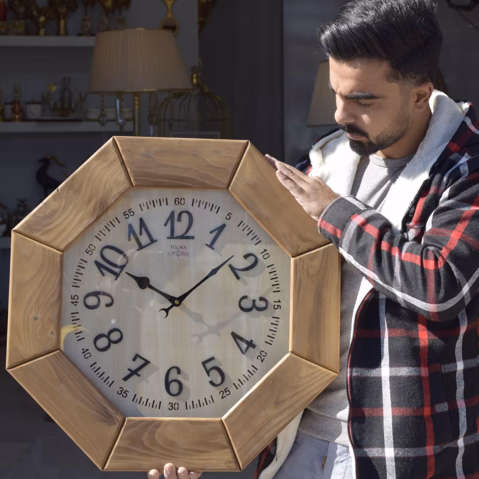 ساعت دیواری تولیکا کد 6328