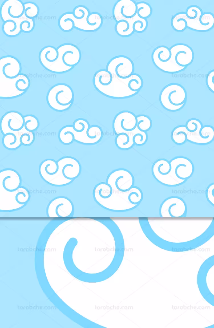 وکتور بکگراند ابرهای فانتزی | گرافیک با طعم تربچه