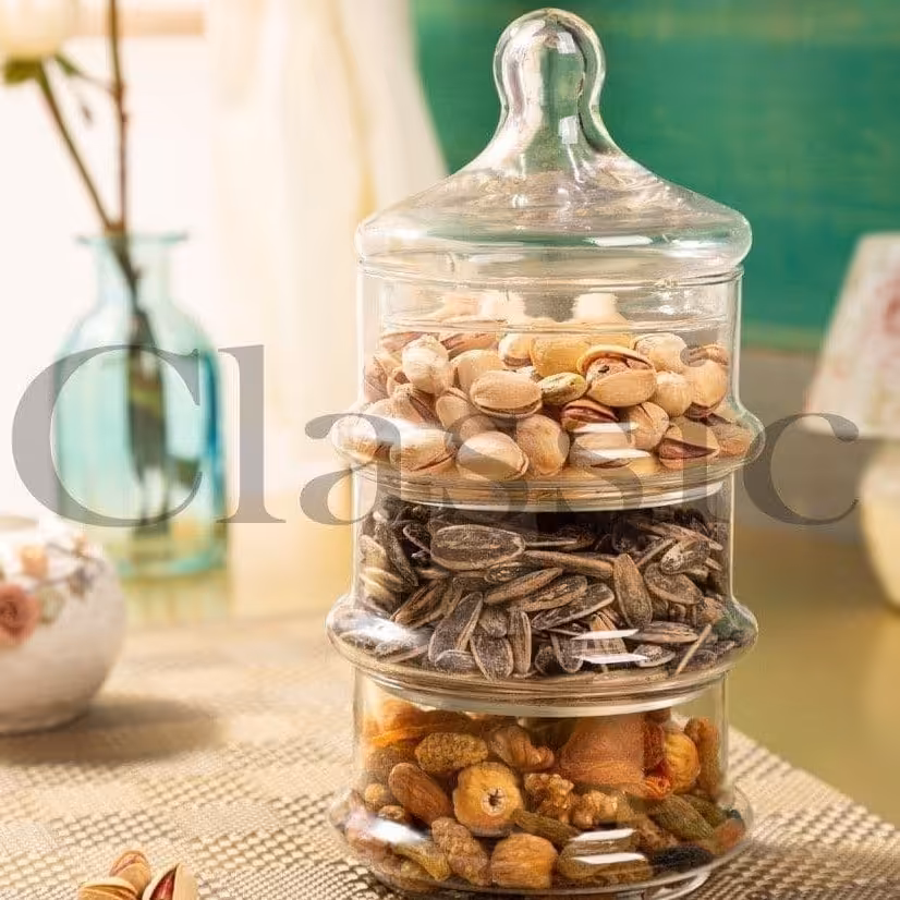 برج شکلات 3 طبقه.شیشه ای