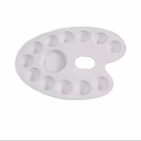 پالت رنگ خرم - مدل تخم مرغی - بزرگ و سخت - دارای جا برای 12 رنگ (پس کرایه)