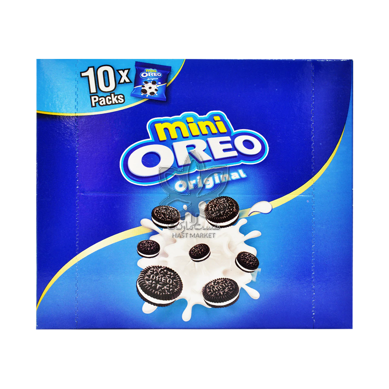 پک ده تایی مینی بیسکوییت کرم وانیلی اوریو - oreo