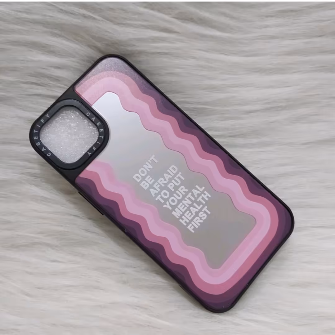 گارد آیفون 13pro max آیینه ای دور سیلیکون 