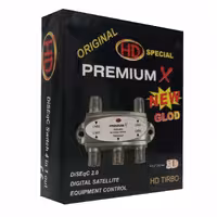 سوئیچ آنتن 4 به 1 پرمیوم مدل premium x new glod  اچ دی