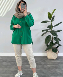 شومیز مانتویی ماهک