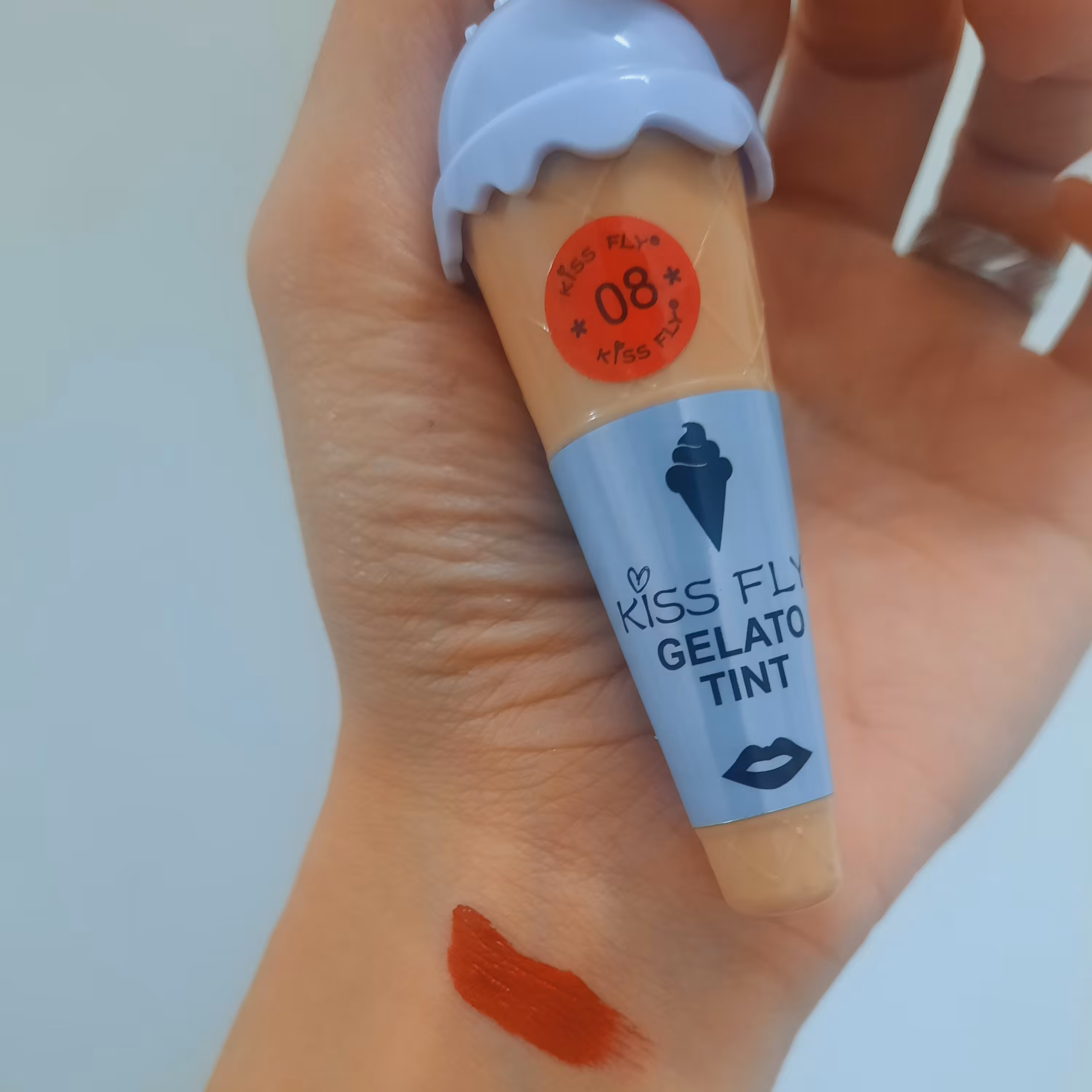 تینت لب بستنی قیفی