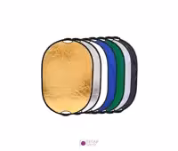 رفلکتور و بکگراند 150*200 سانت هفت کاره دسته دار