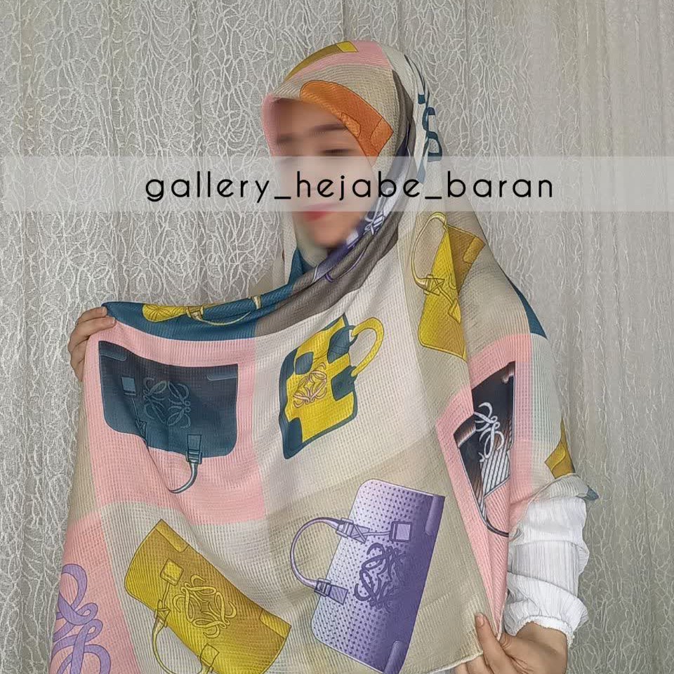 روسری ژاگارد تابستانه