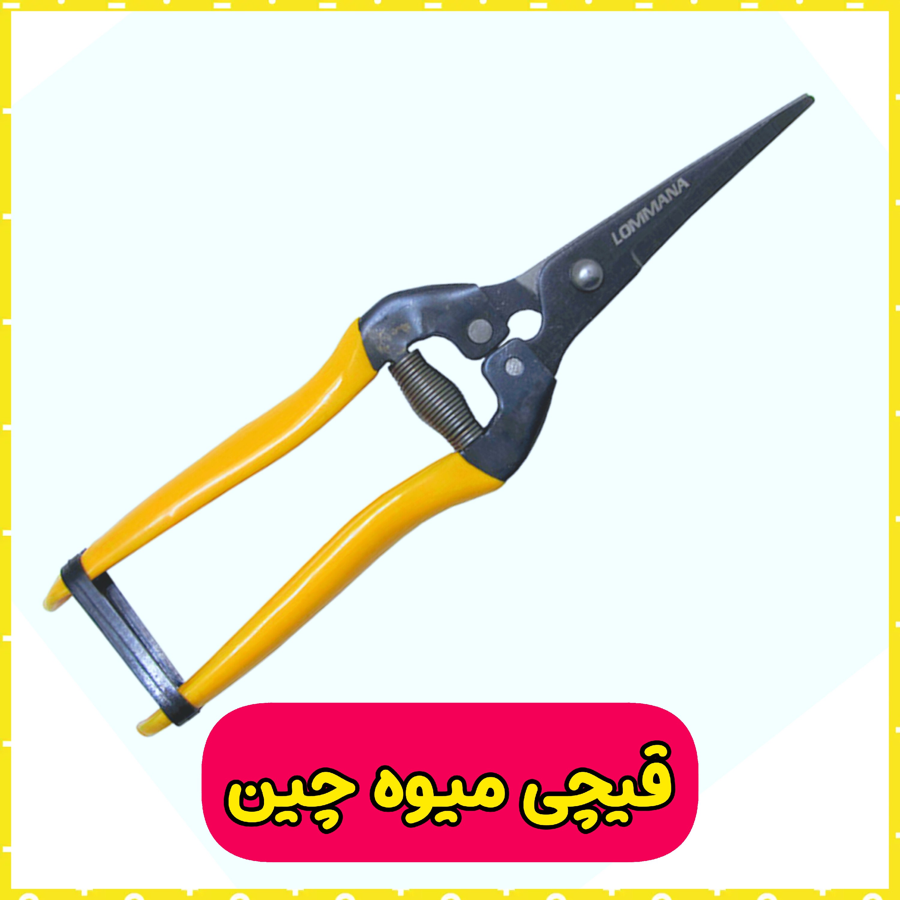 قیچی میوه چین (قیچی باغبانی پرتقال چین)تیغه فولادی