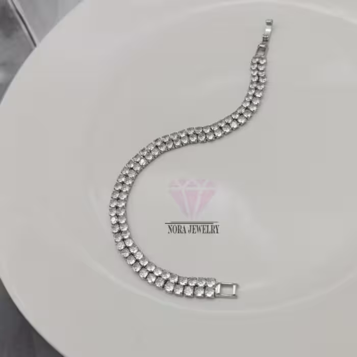 دستبند تنیسی دو ردیفه