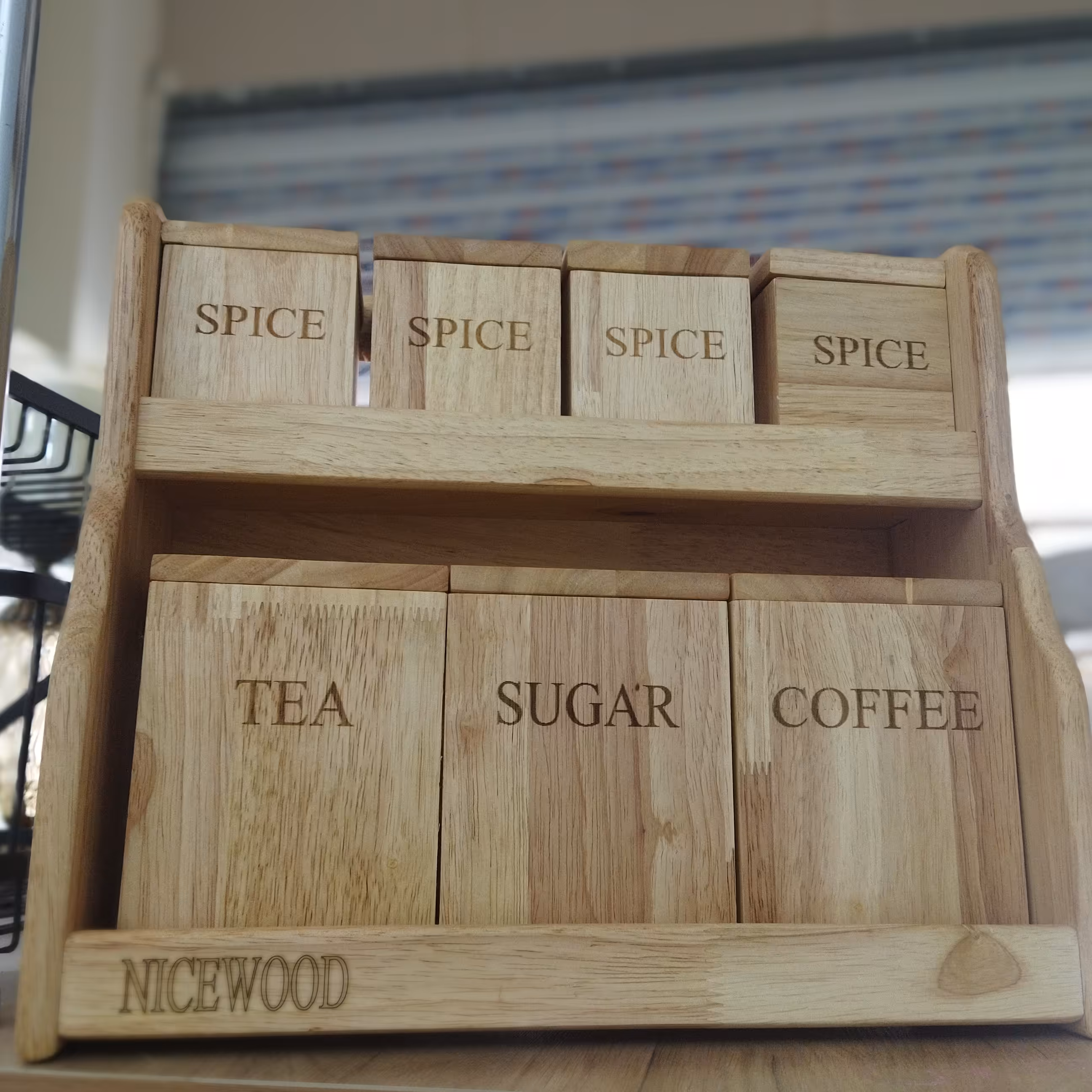 پا سماوری چوبی