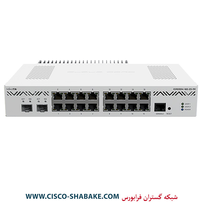 روتر میکروتیک CCR2004-16G-2S PC