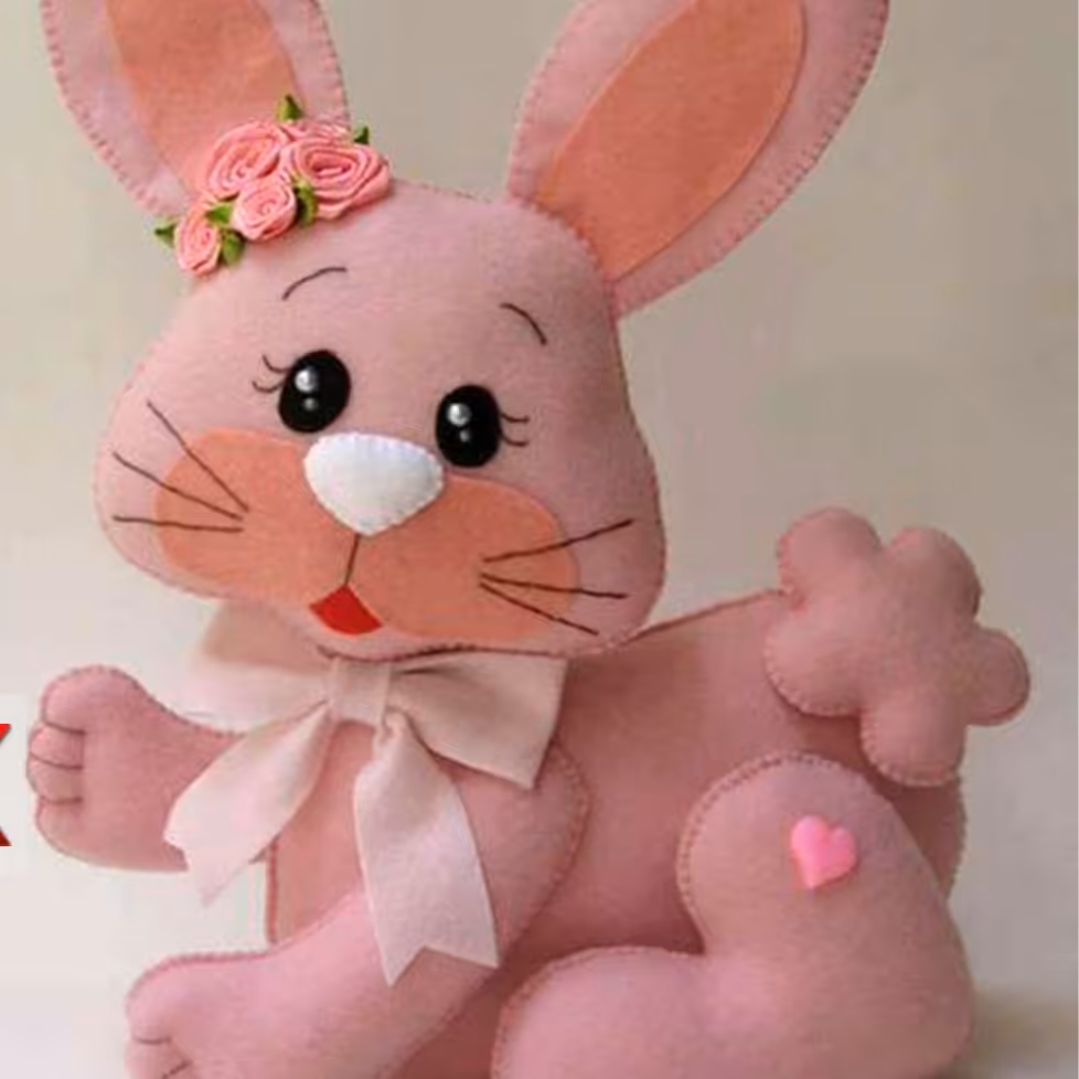 خرگوش های نمدی زیبا مناسب سال نو که سال خرگوش هست  در شکل های متفاوت 