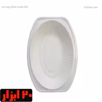 دیس یکبار مصرف گیاهی متوسط بسته 6 و 100 عددی