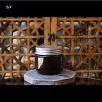 ظرف جار شمع و بطری شیشه ای بانکه قطر 7 ارتفاع 7 سانت