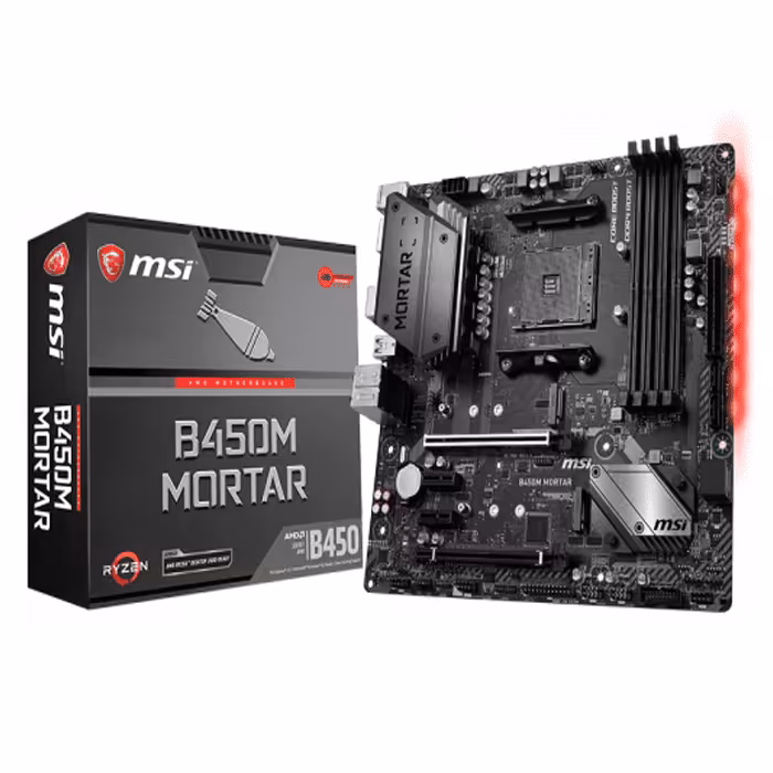 مادربرد ام اس ای B450M Mortar
