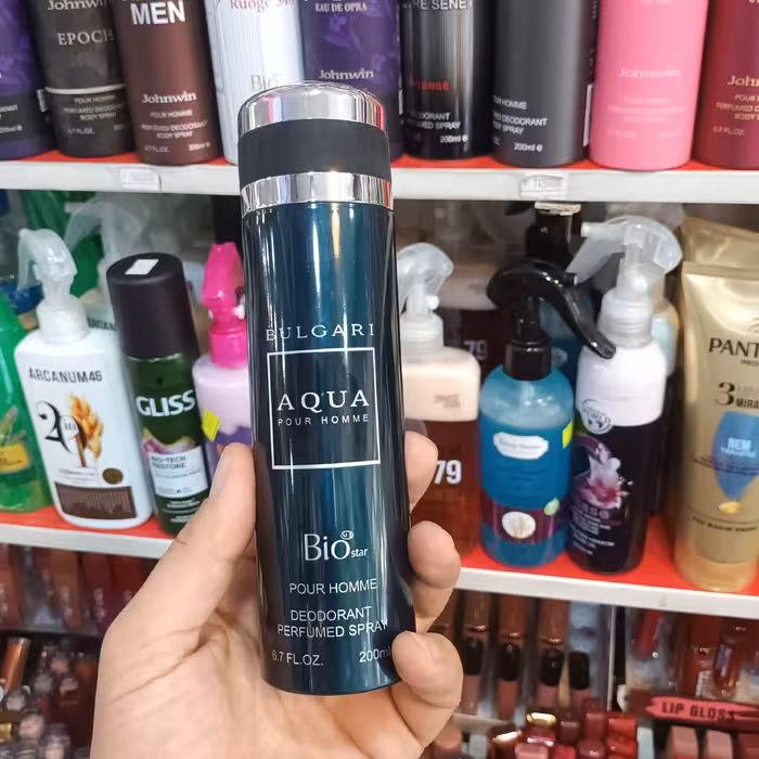 اسپری خوشبو کننده بدن مردانه بیو استار مدل آکوا بولگاری حجم 200 میلی لیتر

