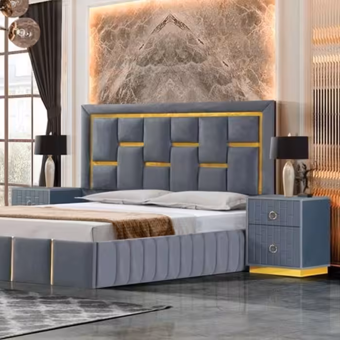 سرویس خواب دو نفره ام دی اف ملامینه افرا Afra bed set