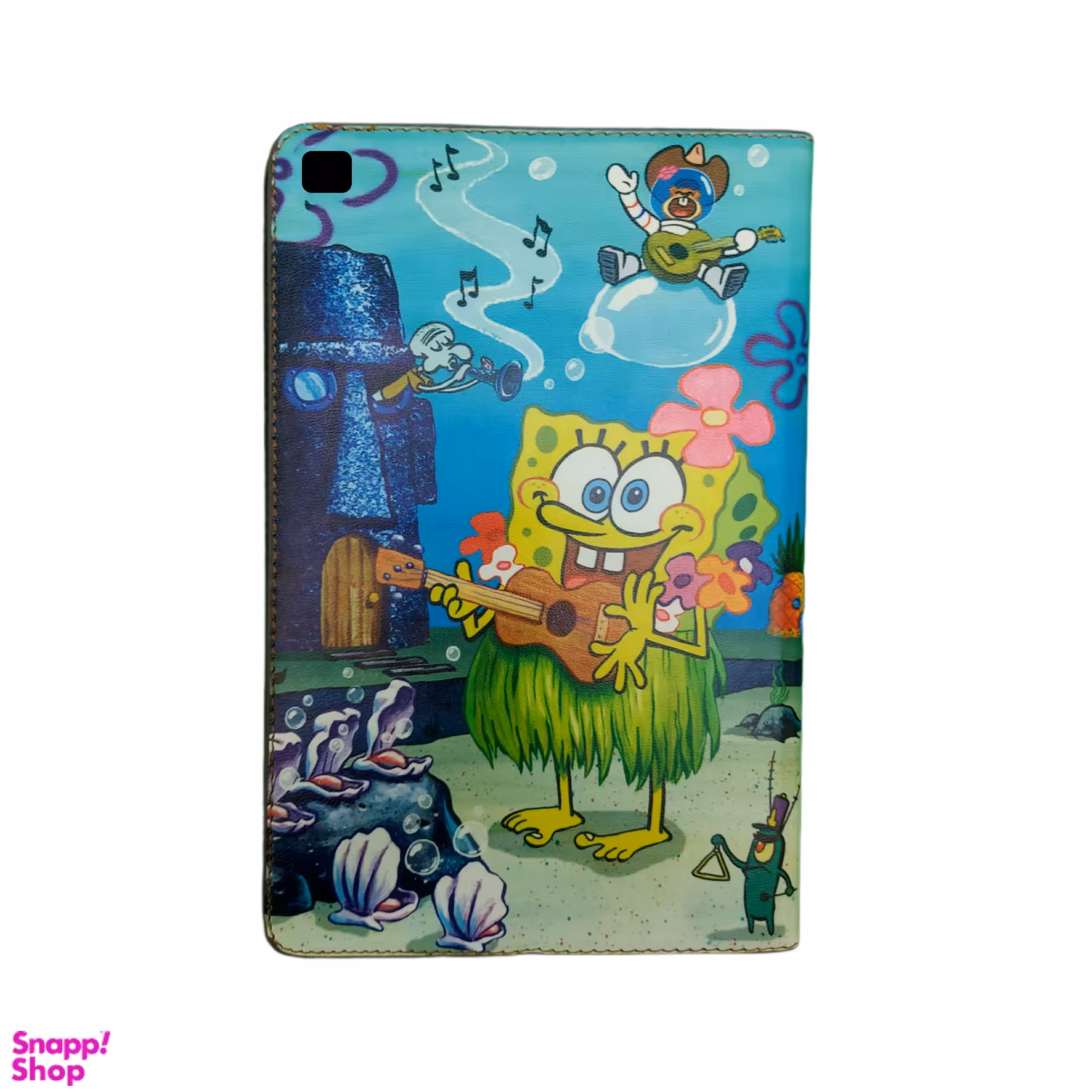 کیف کلاسوری تبلت مدل باب اسفنجی کد 01 مناسب سامسونگ Galaxy Tab A 10.1 T510-T515