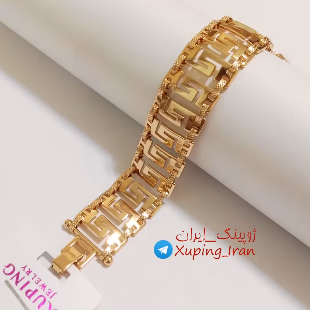 دستبند ژوپینگ پهن مارک Xuping طرح ورساچه