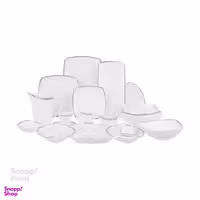 سرویس غذاخوری 105پارچه چینی پردیس مدل آرتینا پلاتین 12نفره