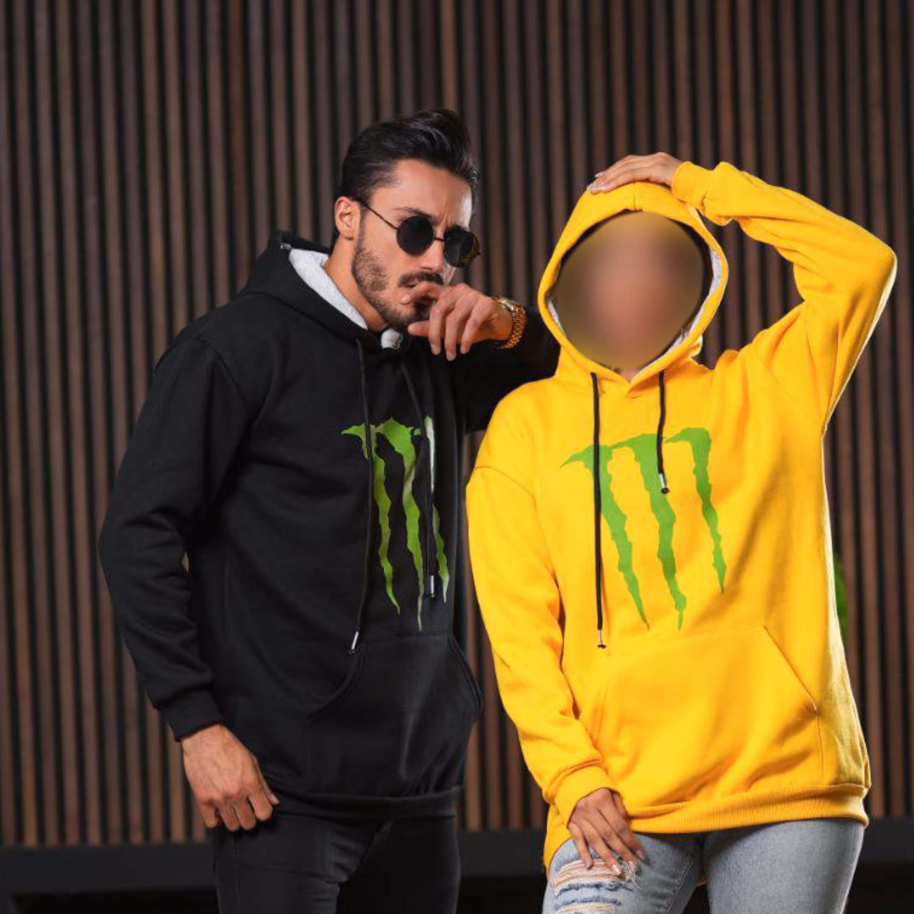 هودی زنانه کلاهدار جنس دورس3نخ ضخیم❌ رنگ زرد موجوده❌فری سایز 38 تا48(ارسال رایگان)