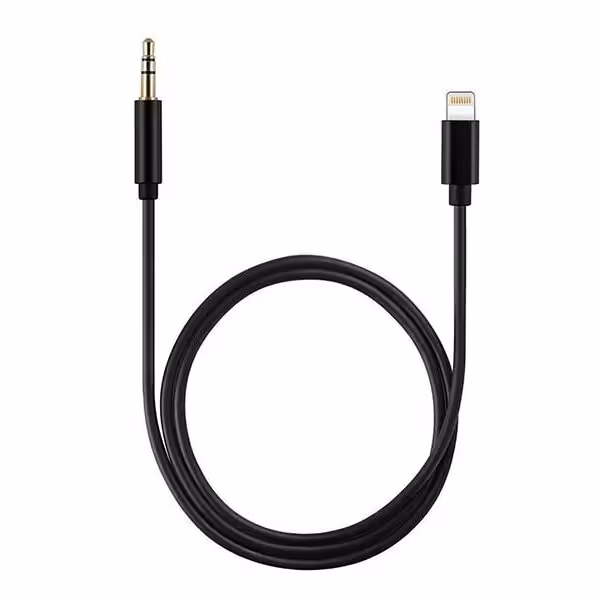 کابل تبدیل لایتنینگ به جک 3.5 میلی متری مدل JH-023 طول 1 متر