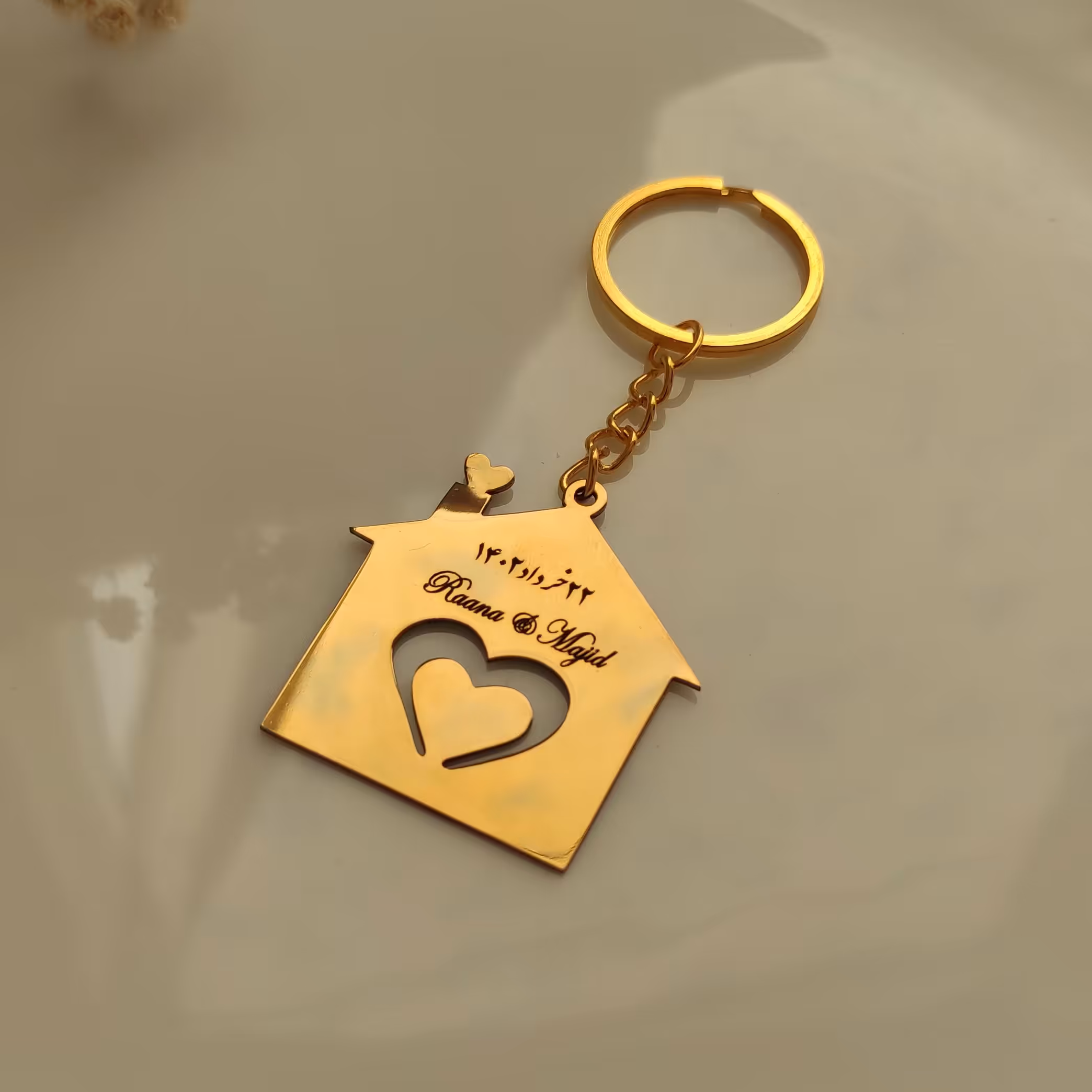 جاکلیدی خونه sweet home استیل رنگ ثابت(ارسال رایگان)