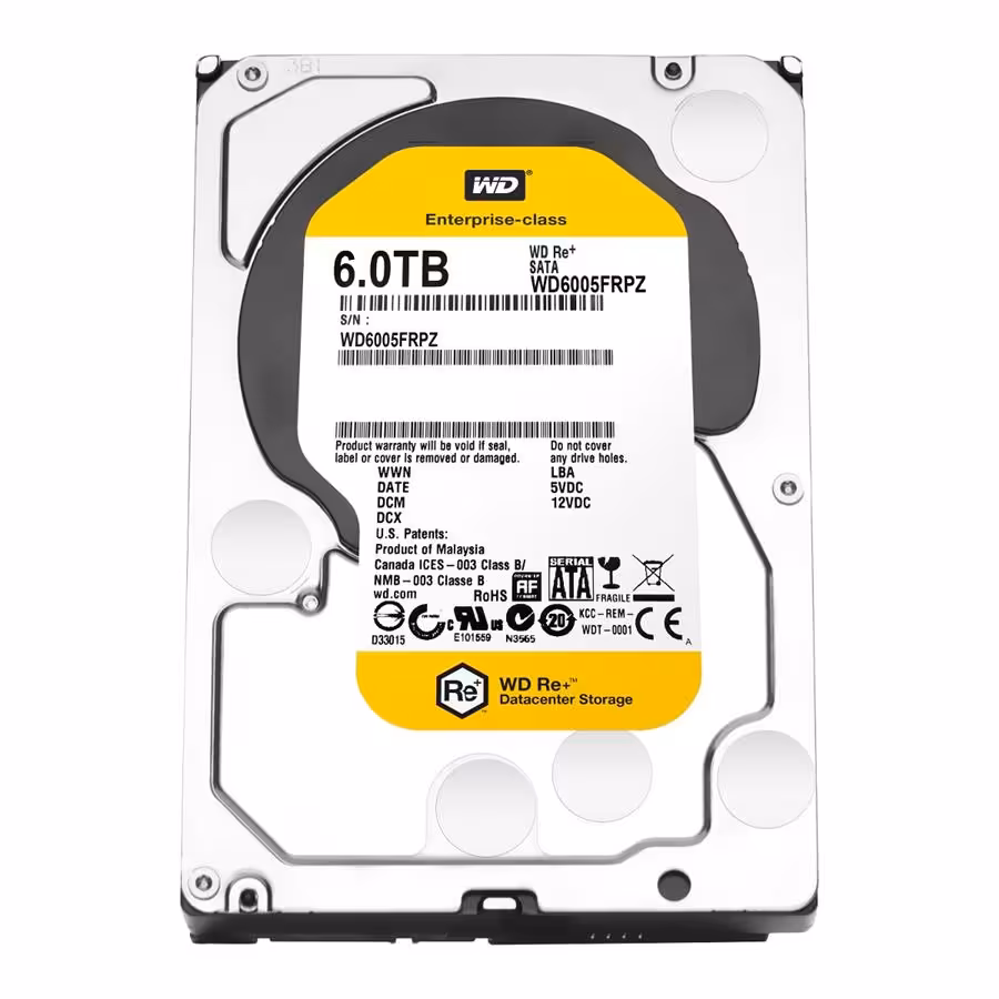 هارد اینترنال 6 ترابایت وسترن دیجیتال سری آر ای