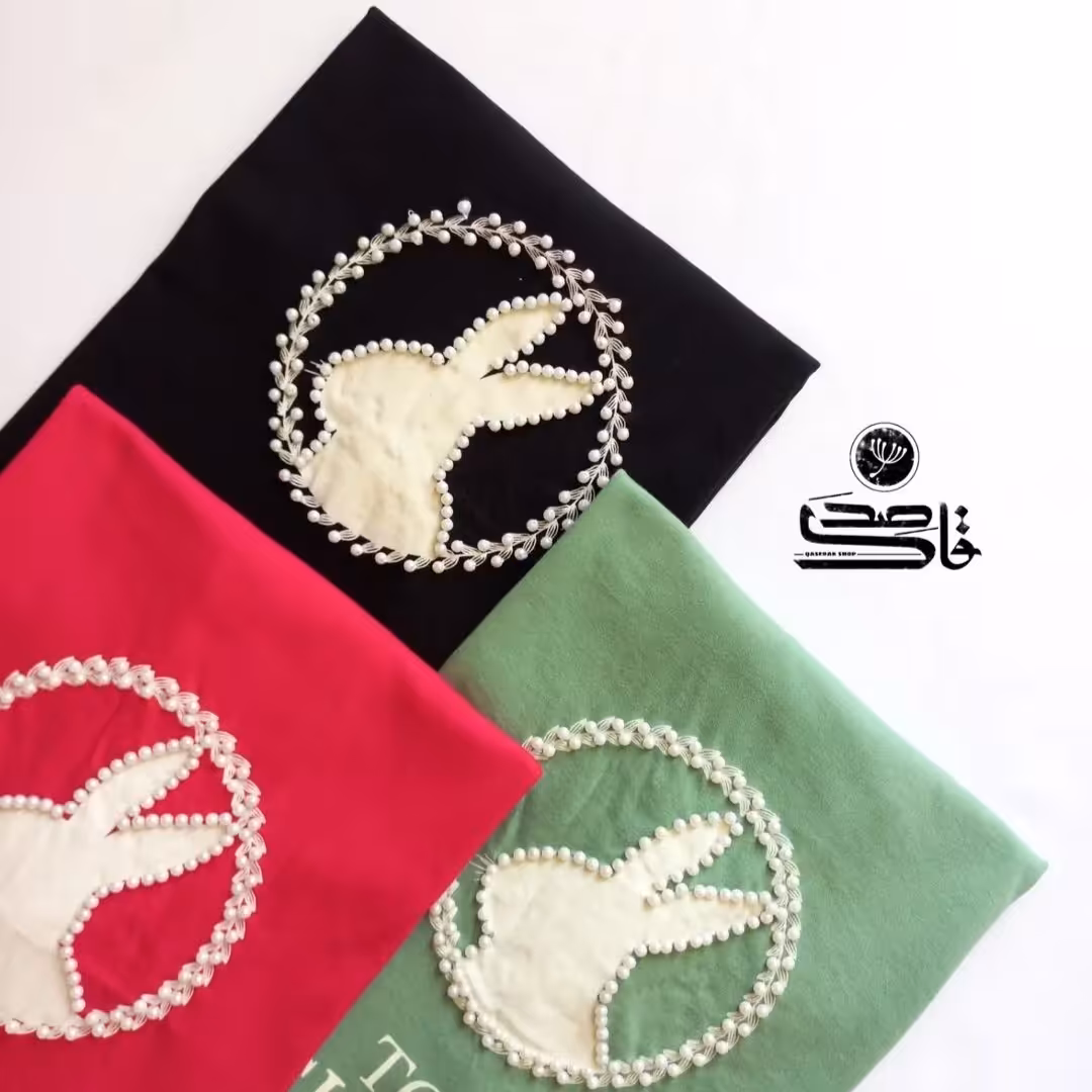 کراپ تیشرت دخترانه ی مرواریدی