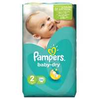 پوشک پمپرزآلمانی مدل Baby Dry سایز 2 بسته 58 عددی