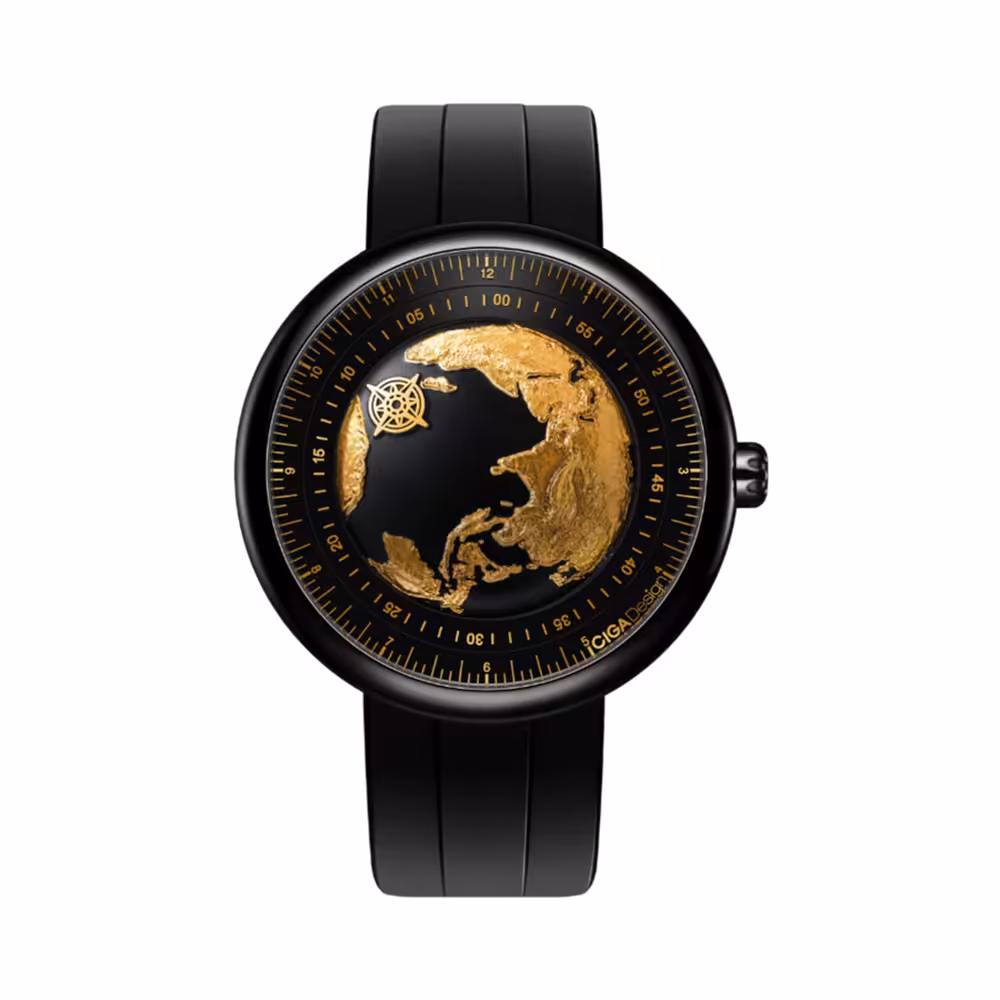 ساعت مکانیکی شیائومی CIGA Design Mechanical Watch Series U 24K Gold Gilding Version