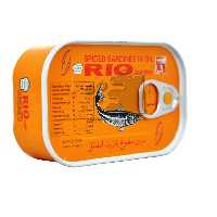 تن ماهی ساردین فلفلی 125 گرمی ریو rio