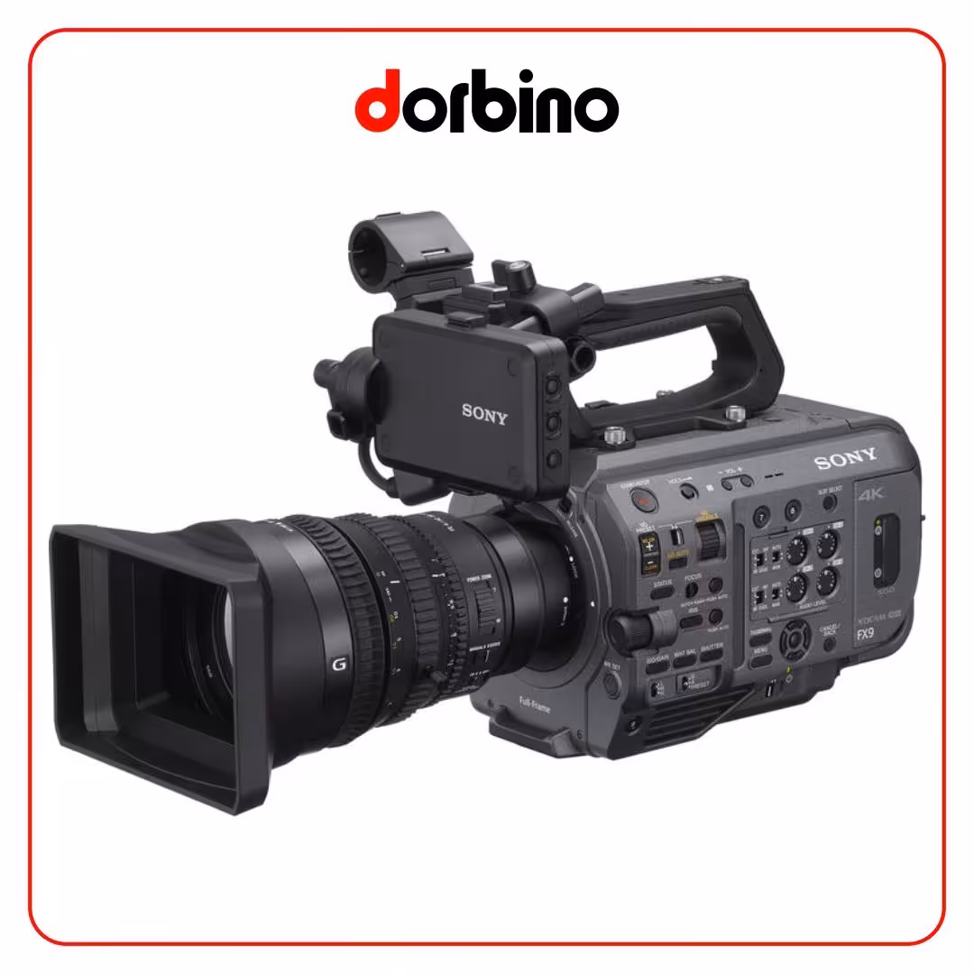 دوربین سینمایی فول فریم سونی Sony PXW-FX9K XDCAM 6K Full-Frame Camera System with 28-135mm f/4 G OSS Lens - فروشگاه دوربین دوربینو