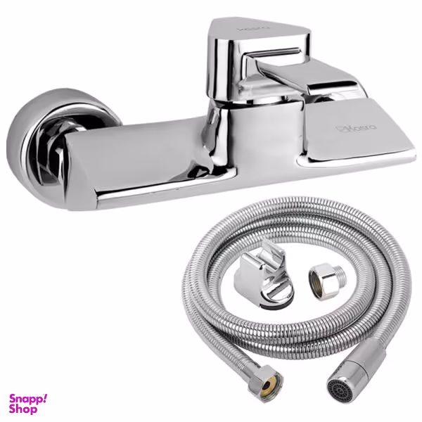 شیر سرویس بهداشتی کسری مدل مهتاب به همراه شلنگ