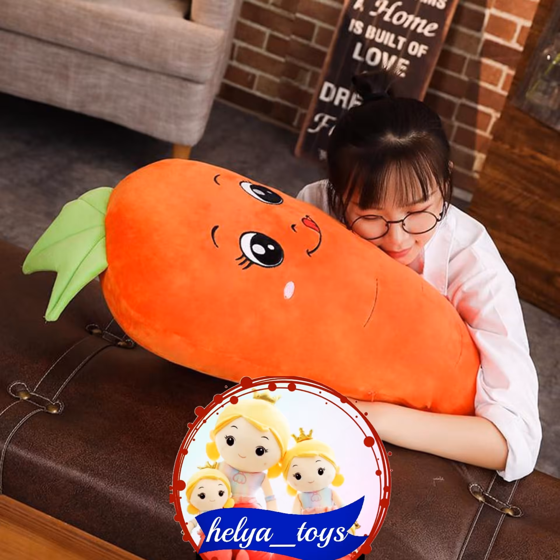 عروسک بالشی هویج