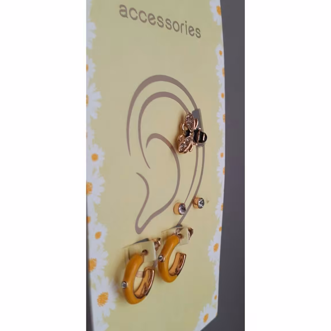 پک گوشواره ایرکاف دار زنبوری پک گوشواره ایرکافدار  گوشواره 