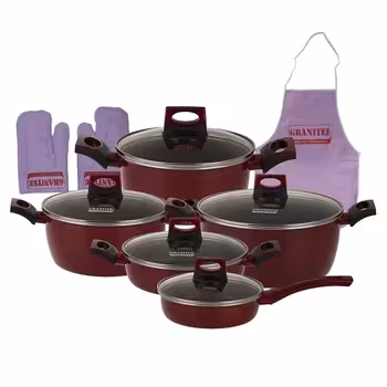 سرویس پخت و پز 13 پارچه بوگاتی مدل Granitee