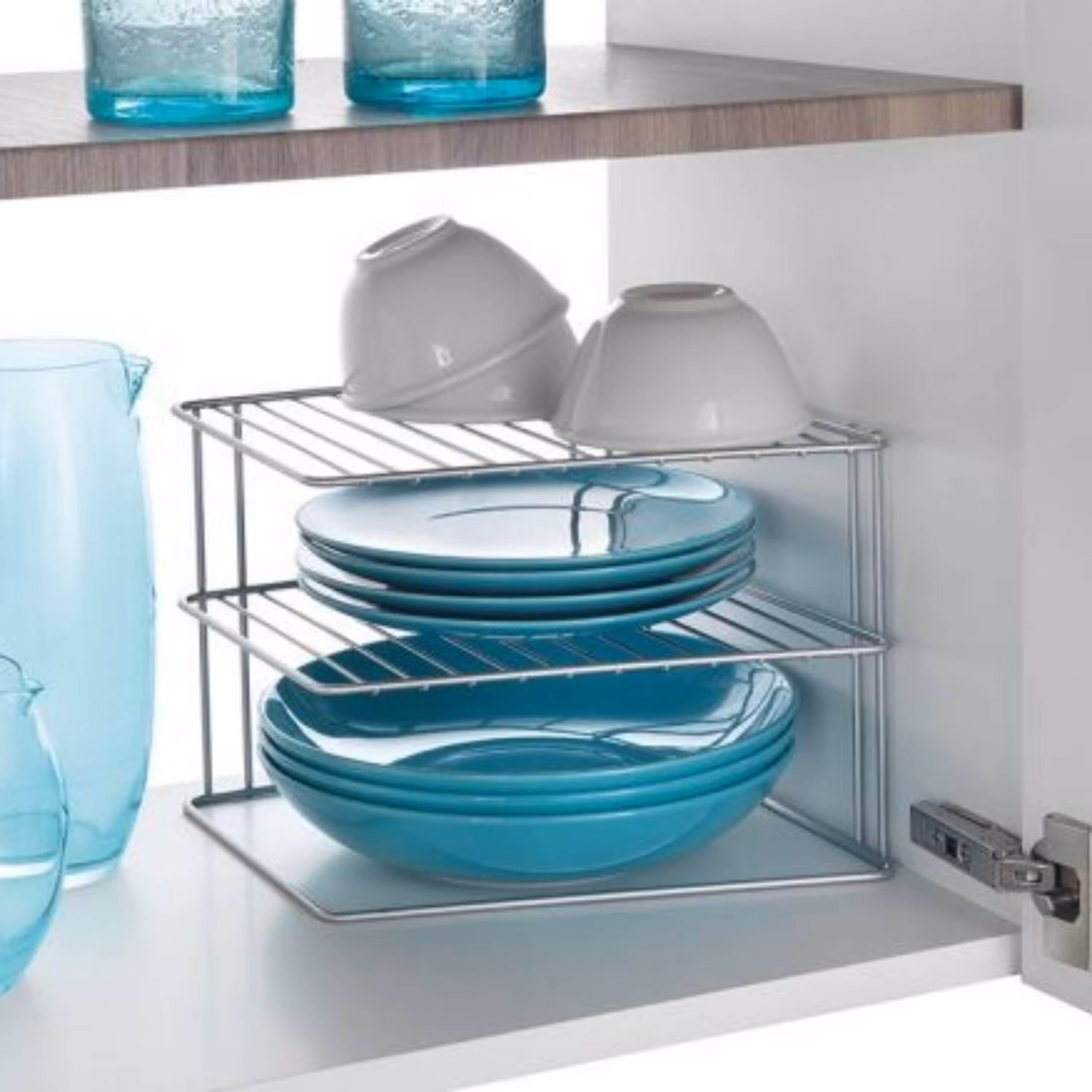 راف کنج سه گوش روکش کروم ( پس کرایه) هزینه ارسال به عهده مشتری