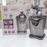 آبمرکباتگیر 200 وات اهرم دار استیل مایرآلمان دارای سری کوچک و بزرگ برای میوه های پرتقال لیموترش نارنج لیموشیرین و انار