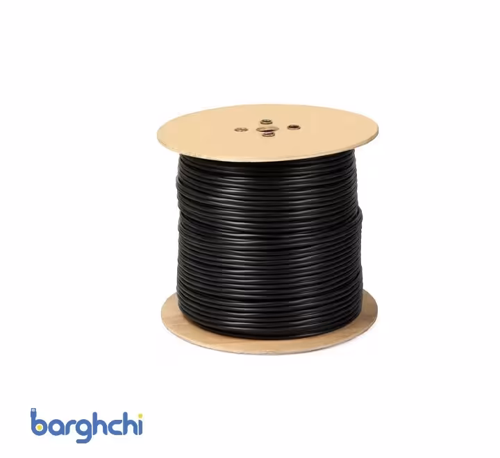 کابل فیبر نوری 8 کور خشک مهاردار هوایی تک روکشه شهید قندی