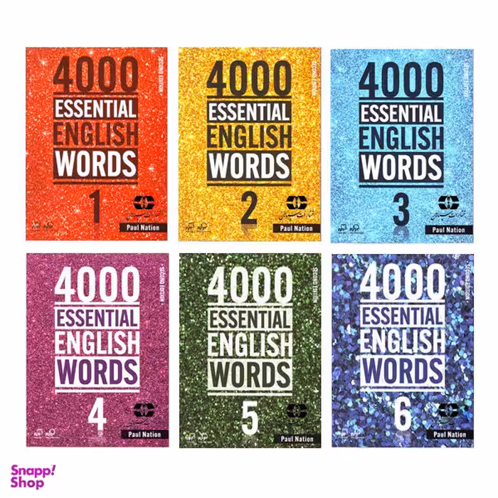کتاب 4000 Essential English Words اثر Paul Nation انتشارات سپاهان 6 جلدی