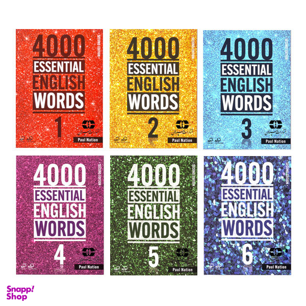 کتاب 4000 Essential English Words اثر Paul Nation انتشارات سپاهان 6 جلدی