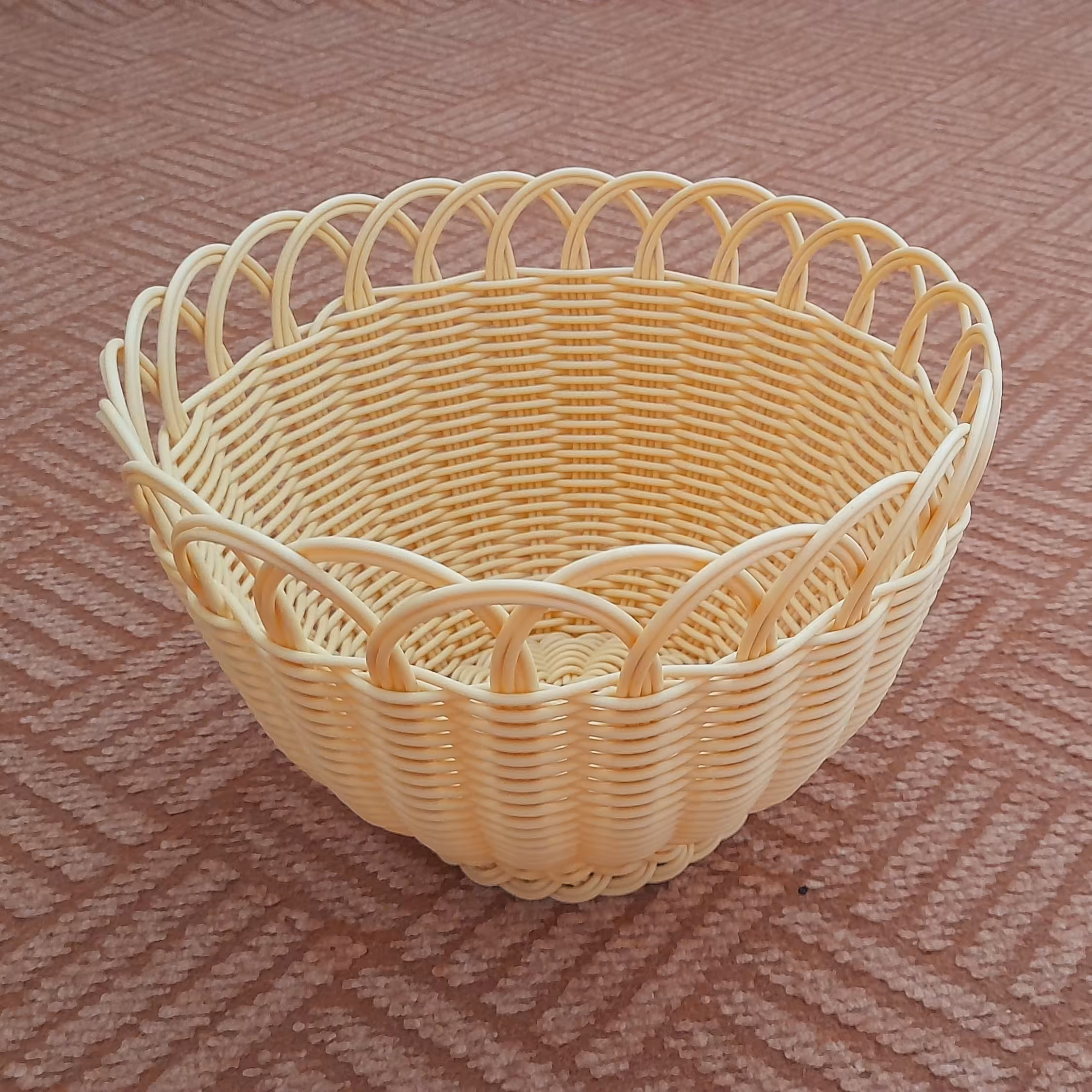 جا سبزی ، جا شکلاتی ، جا آجیلی ، جا میوه ای سبدی بافت ، سایز بزرگ