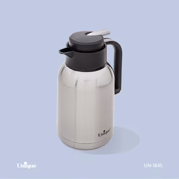 فلاکس 2 لیتری بدون شیشه مدل UN-1845 یونیک | سبک، مقاوم و کاربردی