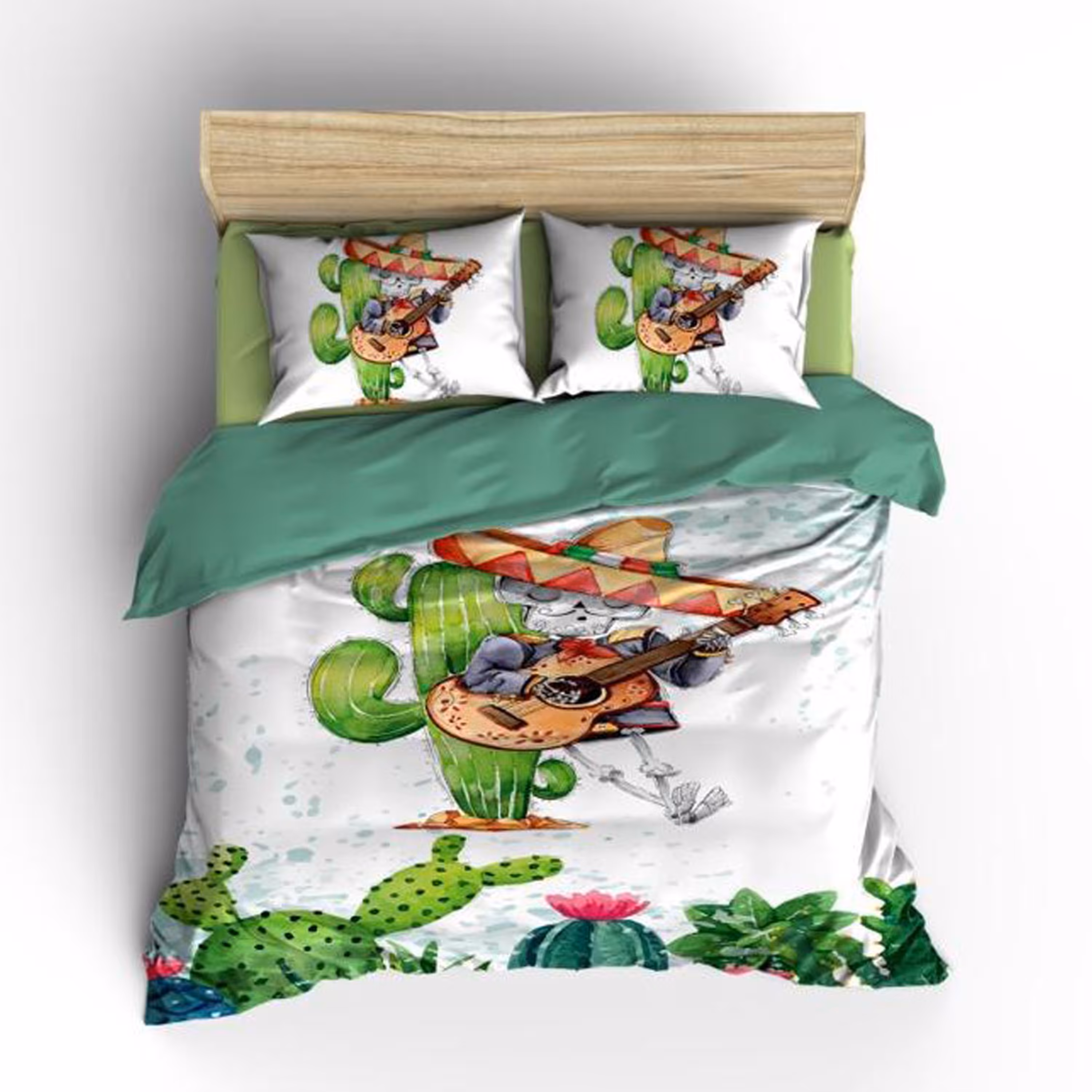 سرویس روتختی 1 نفره تنسل چاپی برندترک لند (Turk Land)  کد rs 50