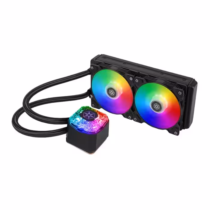 خنک کننده پردازنده مایع سیلوراستون SST IG240 ARGB