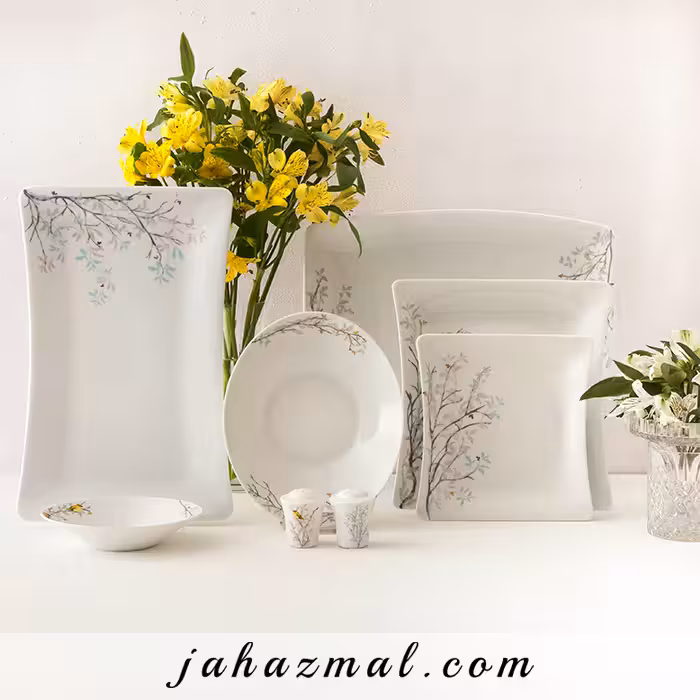 سرویس چینی زرین طرح رسپینا 30 پارچه