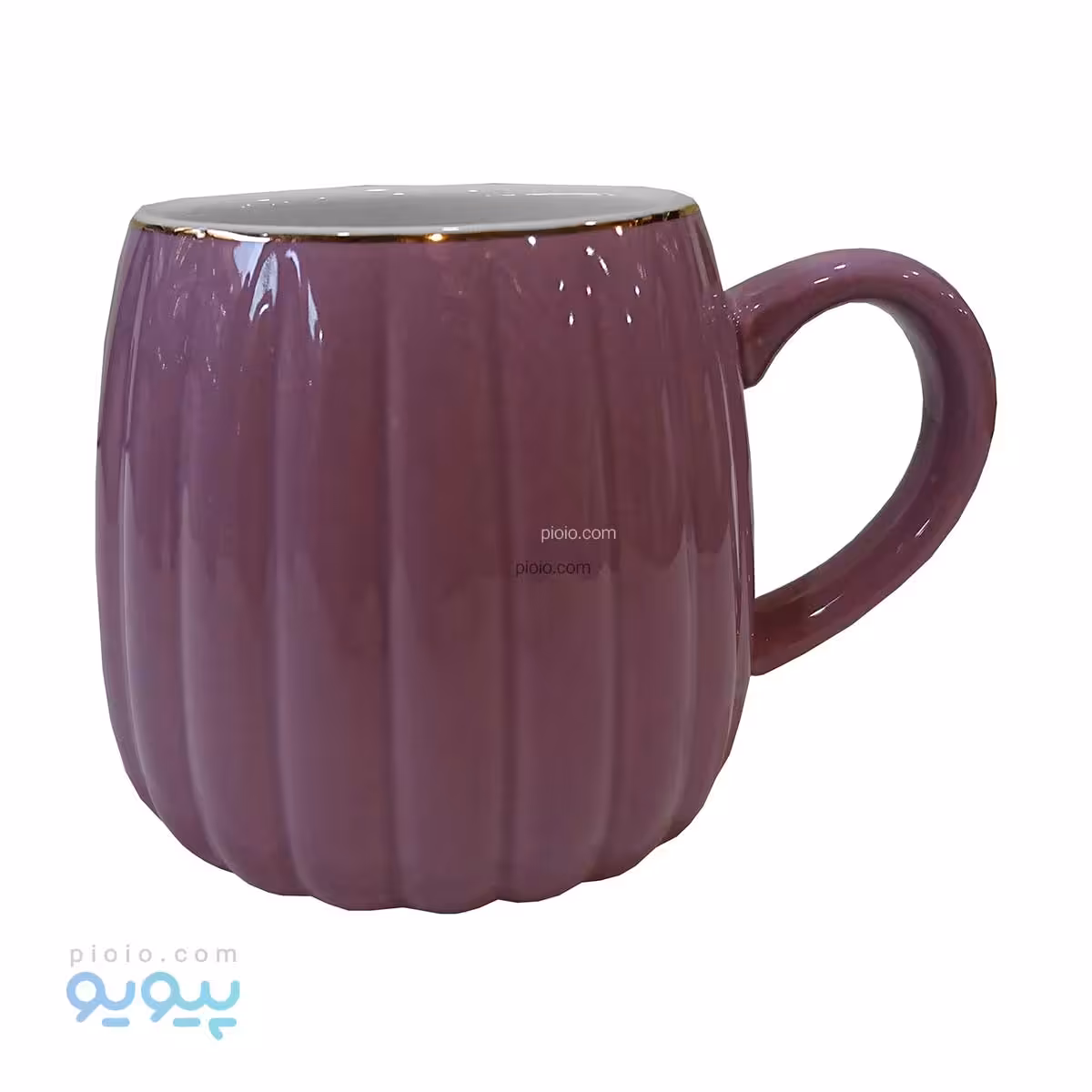 ماگ سرامیکی یک رنگ طرح راه دار عمده و کارتنی