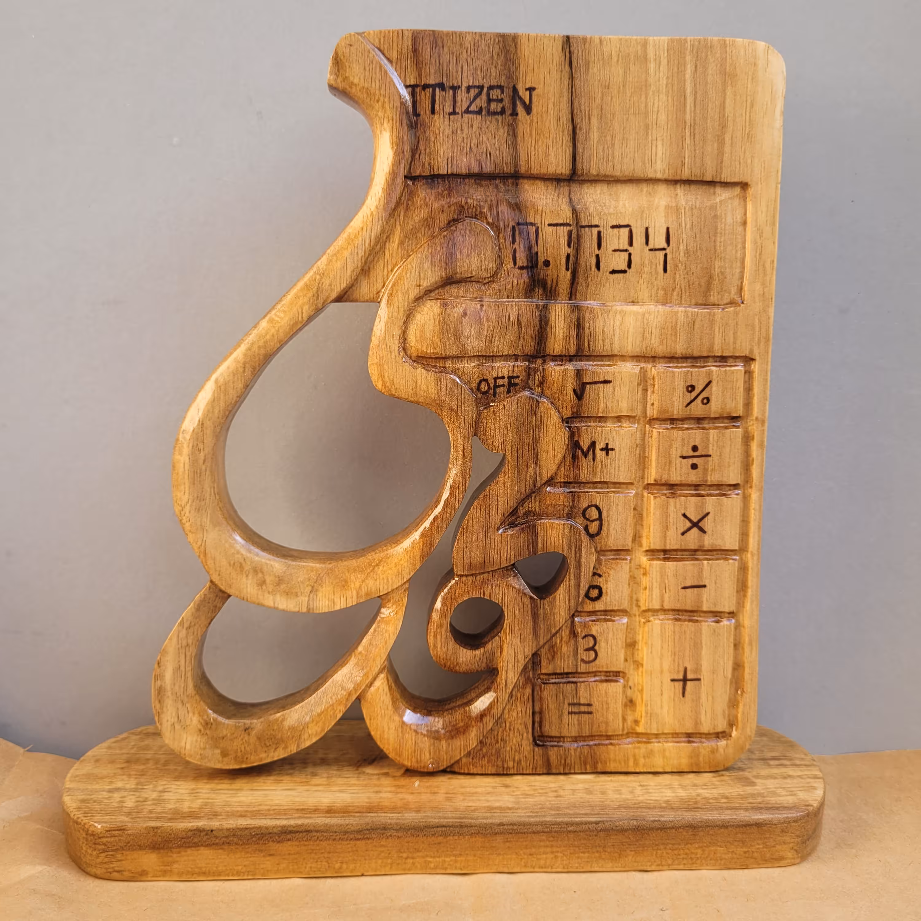 استند اسم مهدی و حسابدار چوبی دستساز چوبی گالری  